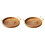 2 Pcs Pastry Plate Rattan Snack 2