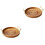 2 Pcs Pastry Plate Rattan Snack 3