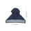 2Set Oversized Denim Work Hood Dustproof Hooded Cape for Workshop Use 2