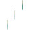 3Pièces Stylos Vert, Métal, Pour Et Bureautique 4