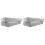 4Pcs Detachable Foldable Cloth Storage Box Grey Multi-Use Organizer 3