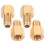 4Pcs Copper Adapter Kit for Vacuum Pump 7