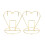 4 Pcs Cups And Saucers Coffee Cup 1