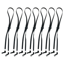 36Pcs Adjustable Black Face Mask Lanyard Anti-Fall Safety Mask Holder