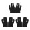 6St Drie Finger Accessory Elastisch Zwart Voor Biljart 5