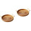 2 Pcs Pastry Plate Rattan Snack 4