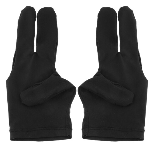 6St Drie Finger Accessory Elastisch Zwart Voor Biljart 2
