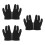 6St Drie Finger Accessory Elastisch Zwart Voor Biljart 4