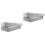 4Pcs Detachable Foldable Cloth Storage Box Grey Multi-Use Organizer 5