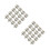 60Pcs Durable Silver Iron Hasps and Locks for Wooden Box Cases 7