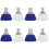 8Pcs Rubber Stainless Steel Roller Skate Toe Stoppers Assorted Colors 7