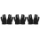 6St Drie Finger Accessory Elastisch Zwart Voor Biljart 10