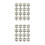 60Pcs Durable Silver Iron Hasps and Locks for Wooden Box Cases 8
