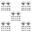 400Pcs DIY Metal Pyramid Studs Silver Square Rivets for Boots Clothes 7