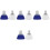 8Pcs Rubber Stainless Steel Roller Skate Toe Stoppers Assorted Colors 5