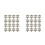 60Pcs Durable Silver Iron Hasps and Locks for Wooden Box Cases 6