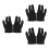 6St Drie Finger Accessory Elastisch Zwart Voor Biljart 8