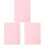 3Pcs Reusable Pink Kitchen Rolling Mat Non-Stick Dough Kneading Mat 4