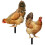4Pcs Multi Acrylic Decorative Chicken Stakes for Lawn Garden Use 1