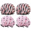 4 Pcs Waterproof Shower Hats Elastic Bathing Caps For Home Use 3