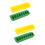 4Pcs Pigeon Feeder Plastic Feeding Trough Assorted Color Easy Clean 7