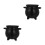 2Pcs Small Ceramic Halloween Cauldron Candy Holder for Treats 9