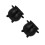 2Pcs Small Ceramic Halloween Cauldron Candy Holder for Treats 6
