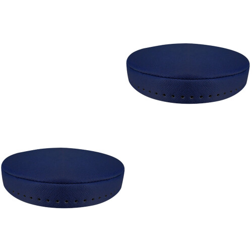2Pcs Dark Blue PU Bottom Shaper for DIY Bucket Bag 2