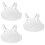 3Pcs Durable PVC Fencing Chest Protector White Ergonomic 7