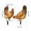 4Pcs Multi Acrylic Decorative Chicken Stakes for Lawn Garden Use 2