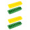 4Pcs Pigeon Feeder Plastic Feeding Trough Assorted Color Easy Clean 5