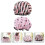 4 Pcs Waterproof Shower Hats Elastic Bathing Caps For Home Use 11
