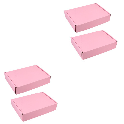 2 Sets Paper Small Airplane Gift Boxes Packaging Corrugated Board Case 2