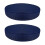2Pcs Dark Blue PU Bottom Shaper for DIY Bucket Bag 4