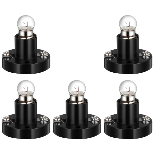 3Sets Plastic Light Bulb Holder Sockets for Educational Science Kits