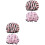4 Pcs Waterproof Shower Hats Elastic Bathing Caps For Home Use 4