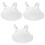3Pcs Durable PVC Fencing Chest Protector White Ergonomic 4