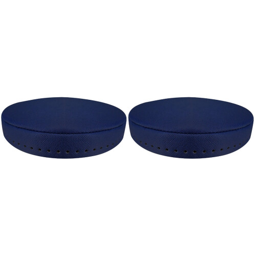 2Pcs Dark Blue PU Bottom Shaper for DIY Bucket Bag 1