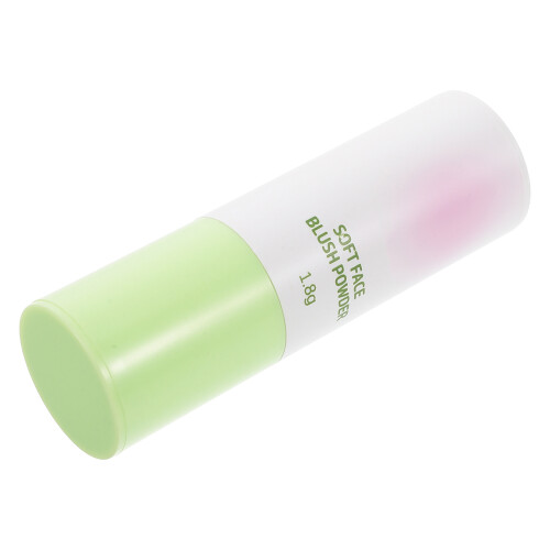 2Pcs Pink Cream Blush Stick with Sponge Tip for Cheeks and Lips