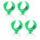 2pcs Golf Putting Flags Red Numbered Outdoor Training Flags Polyester Portable Course Accessories For Golf Practice 1