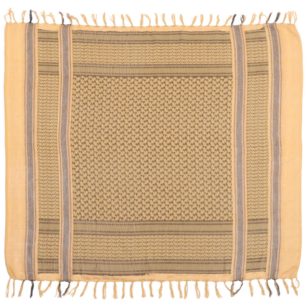 4St Lichtbruine Arabische Sjaal Warm Comfortabel Katoen Outdoor-image