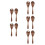 5Sets Wood Salad Serving Fork and Spoon Multipurpose Kitchen Utensils 4