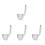 4Stk Nudel Mit Griff, , Licht, Silber 4