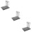 3Sets Home Use Model Coloring Clip Base Holder for Spray Paint Drying 9