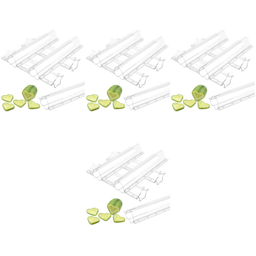 16Pcs White Fruit Molds for Baking Vegetable Shaping Garden Tools 2