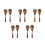 5Sets Wood Salad Serving Fork and Spoon Multipurpose Kitchen Utensils 6