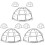 9Pcs Adjustable Detector Covers Silver Wire Cage Protector 2