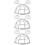 9Pcs Adjustable Detector Covers Silver Wire Cage Protector 7