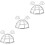 9Pcs Adjustable Detector Covers Silver Wire Cage Protector 4