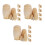 15 Sets Diy Unpainted 5-Layer Wooden Nesting Dolls Kit 8